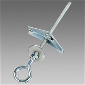 DEN BRAVEN Kotva rozkládací s uzavřeným hákem 4 x 75 mm stříbrná